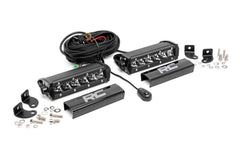 Rough Country Cree Chrome Series LED Light Bar - 70706 - Black Patch Performance - ROUG70706