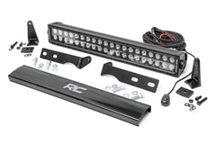 Rough Country Hidden Bumper Black Series LED Light Bar Kit - 70773 - Black Patch Performance - ROUG70773