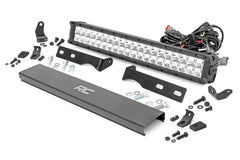 Rough Country Hidden Bumper Chrome Series LED Light Bar Kit - 70776 - Black Patch Performance - ROUG70776