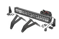 Rough Country Hidden Bumper Black Series LED Light Bar Kit - 70779 - Black Patch Performance - ROUG70779