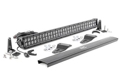 Rough Country Hidden Bumper Black Series LED Light Bar Kit - 70786 - Black Patch Performance - ROUG70786