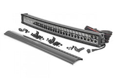 Rough Country Hidden Bumper Chrome Series LED Light Bar Kit - 70787 - Black Patch Performance - ROUG70787