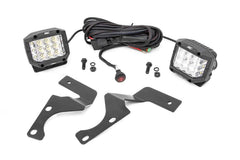 Rough Country Windshield Ditch Kit - 70793 - Black Patch Performance - ROUG70793