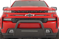 Rough Country Dual LED Grille Kit - 70817 - Black Patch Performance - ROUG70817