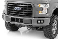 Rough Country Black Series LED Fog Light Kit - 70831 - Black Patch Performance - ROUG70831