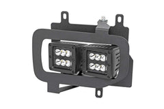 Rough Country LED Fog Light Kit - 70865 - Black Patch Performance - ROUG70865