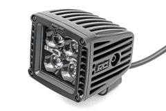 Rough Country Black Series Cree LED Fog Light Kit - 70903BLKDRL - Black Patch Performance - ROUG70903BLKDRL