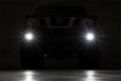 Rough Country Black Series LED Fog Light Kit - 71023 - Black Patch Performance - ROUG71023