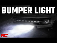 Rough Country LED Bumper Kit - 71036 - Black Patch Performance - ROUG71036