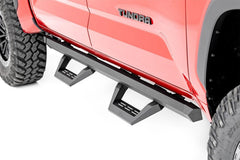 Rough Country SRX2 Side Steps - 71070 - Black Patch Performance - ROUG71070