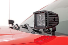 Rough Country LED Lower Windshield Ditch Kit - 71090 - Black Patch Performance - ROUG71090
