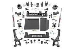 Rough Country 6 in Lift Kit - Suspension w/Shock - 71230 - Black Patch Performance - ROUG71230