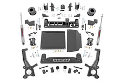 Rough Country Suspension Lift Kit w/Shocks - 71230_A - Black Patch Performance - ROUG71230_A