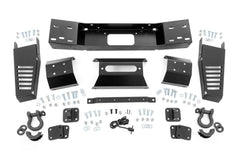 Rough Country Hidden Winch Mounting Plate - 72003 - Black Patch Performance - ROUG72003