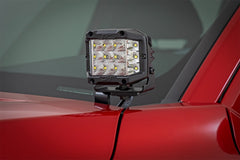 Rough Country LED Fog Light Kit - 72105 - Black Patch Performance - ROUG72105