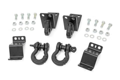 Rough Country Lift Shackles - 73117 - Black Patch Performance - ROUG73117