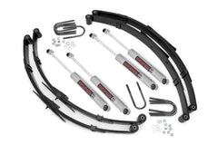 Rough Country 4 in Suspension Lift Kit w/Shocks - 73530 - Black Patch Performance - ROUG73530
