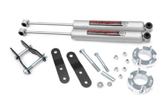 Rough Country 2.5 in Suspension Lift Kit w/Shocks - 74030 - Black Patch Performance - ROUG74030