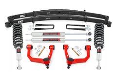 Rough Country 3.5 in Suspension Lift Kit w/Shocks - 74241RED - Black Patch Performance - ROUG74241RED