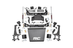 Rough Country 4 in Suspension Lift Kit w/Shocks - 746.20 - Black Patch Performance - ROUG746.20