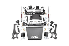 Rough Country 6 in Suspension Lift Kit w/Shocks - 747.20 - Black Patch Performance - ROUG747.20