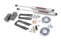 Rough Country 2.5 in Suspension Lift Kit w/Shocks - 75030 - Black Patch Performance - ROUG75030