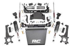 Rough Country 4 in Suspension Lift Kit w/Shocks - 75731 - Black Patch Performance - ROUG75731