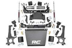Rough Country 6 in Suspension Lift Kit w/Shock - 75820 - Black Patch Performance - ROUG75820