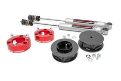 Rough Country 3 in Suspension Lift Kit w/Shocks - 76530RED - Black Patch Performance - ROUG76530RED