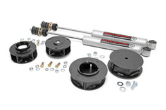 Rough Country 3 in Suspension Lift Kit w/Shocks - 76630 - Black Patch Performance - ROUG76630