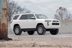 Rough Country 3 in Suspension Lift Kit w/Shocks - 76658RED - Black Patch Performance - ROUG76658RED