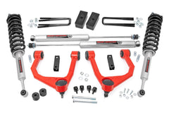 Rough Country 3.5 in Suspension Lift Kit - 76831RED - Black Patch Performance - ROUG76831RED