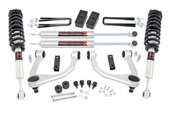 Rough Country 3.5 in Suspension Lift Kit w/Shocks - 76840 - Black Patch Performance - ROUG76840