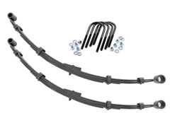 Rough Country 2.5 in Leaf Spring - 8008KIT - Black Patch Performance - ROUG8008KIT