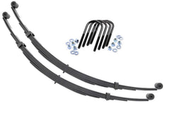Rough Country 2.5 in Leaf Spring - 8040KIT - Black Patch Performance - ROUG8040KIT