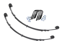 Rough Country 4 in Leaf Spring - 8063KIT - Black Patch Performance - ROUG8063KIT