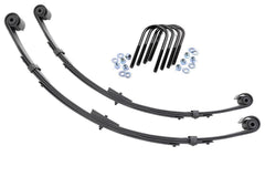 Rough Country 4 in Leaf Spring - 8064KIT - Black Patch Performance - ROUG8064KIT