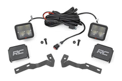 Rough Country Spectrum LED Light Bar - 81080 - Black Patch Performance - ROUG81080