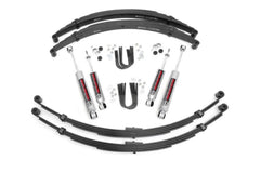 Rough Country 4 in Suspension Lift Kit w/Shocks - 82030 - Black Patch Performance - ROUG82030