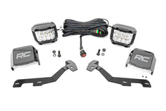 Rough Country LED Light Kit - 82293 - Black Patch Performance - ROUG82293