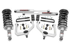 Rough Country Lifted N3 Struts - 83431 - Black Patch Performance - ROUG83431
