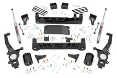 Rough Country 6 in Suspension Lift Kit w/Shocks - 83730 - Black Patch Performance - ROUG83730