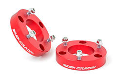 Rough Country Leveling Strut Extensions - 863RED - Black Patch Performance - ROUG863RED
