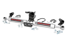 Rough Country N3 Dual Steering Stabilizer - 87304 - Black Patch Performance - ROUG87304
