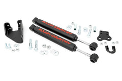 Rough Country Dual Steering Stabilizer Kit - 87307 - Black Patch Performance - ROUG87307