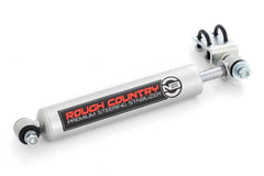 Rough Country Steering Stabilizer - 8732430 - Black Patch Performance - ROUG8732430