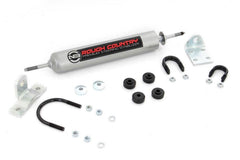 Rough Country N3 Steering Stabilizer - 8734530 - Black Patch Performance - ROUG8734530