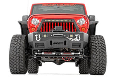 Rough Country N3 Dual Steering Stabilizer - 8734930 - Black Patch Performance - ROUG8734930