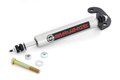 Rough Country N3 Steering Stabilizer - 8737130 - Black Patch Performance - ROUG8737130