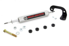 Rough Country N3 Steering Stabilizer - 8737130 - Black Patch Performance - ROUG8737130